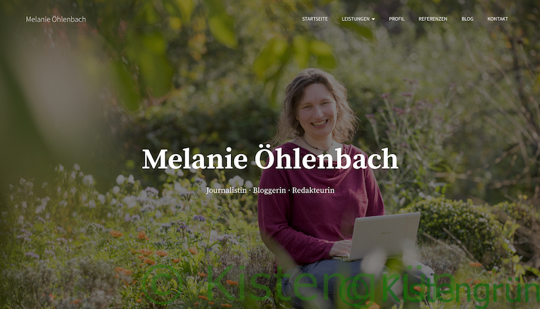 Journalistin und Garten-Bloggerin Melanie Öhlenbach