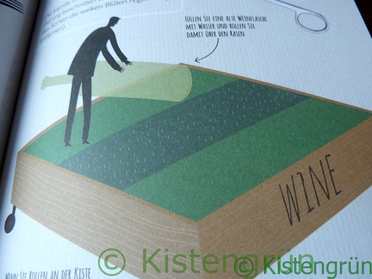 Aus Holly Farrell's Buch Miniaturgärten: Rasen in der Kiste