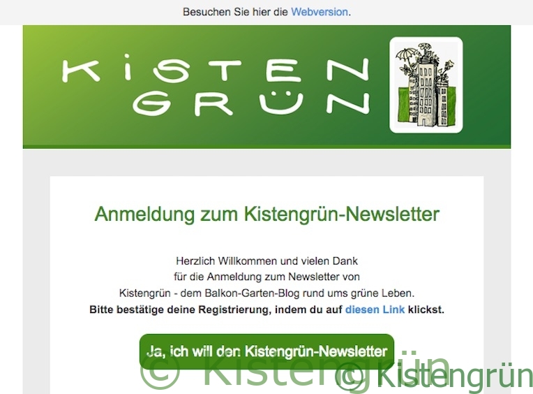 Kistengrün-Newsletter